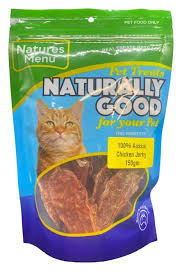 NATURES MENU AUSSIE CHICKEN JERKY CAT TREAT 150G