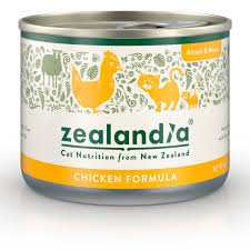 ZEALANDIA CAT KITTEN & MAMA CHICKEN MOUSSE 185G