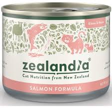 ZEALANDIA CAT KITTEN & MAMA SALMON MOUSSE 185G