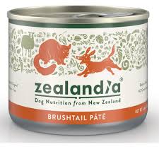 ZEALANDIA DOG BRUSHTAIL PATE 185G