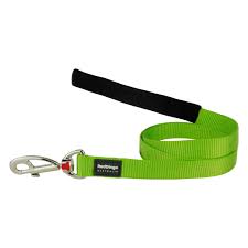 RED DINGO DOG LEAD CLASSIC LIME GREEN