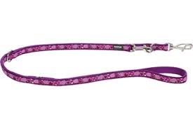 RED DINGO DOG LEAD BREEZY LOVE PURPLE