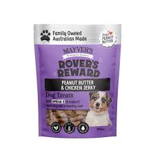 ROVER'S REWARDS PEANUT BUTTER & CHIKEN JERKY 100G