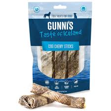 GUNNI'S COD CHEWY STICKS 4''