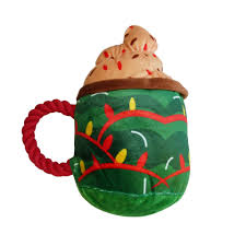 K9 CHRISTMAS COFFEE CUP WITH HANDLE