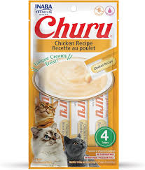 INABA CAT CHURU PUREE CHICKEN 4PK