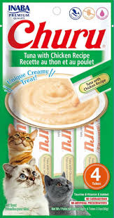 INABA CAT CHURU TUNA & CHICKEN 4PK