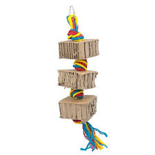 BIRD TOY DESTRUCTIVE SHREDZ CARDBOARD