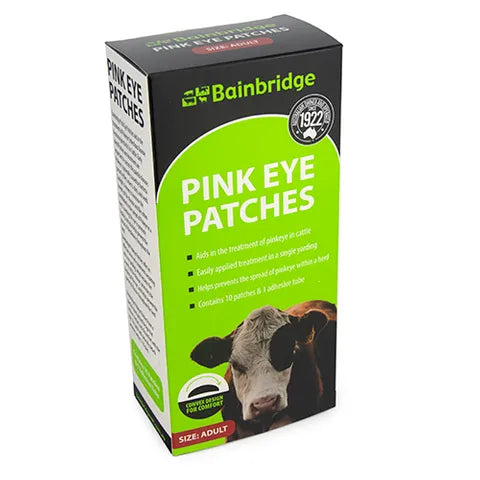 BAINBRIDGE PINK EYE PATCH KIT COW