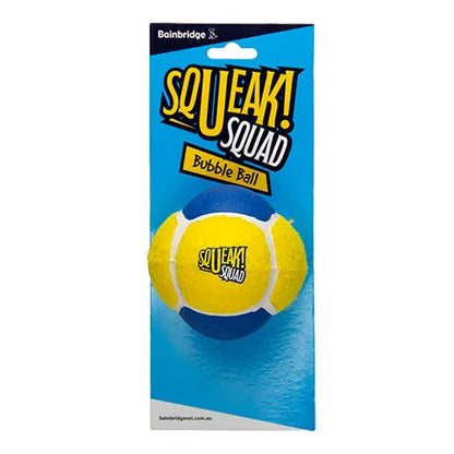 BAINBRIDGE BUBBLE BALL - SQUEAK SQUAD DOG TOY