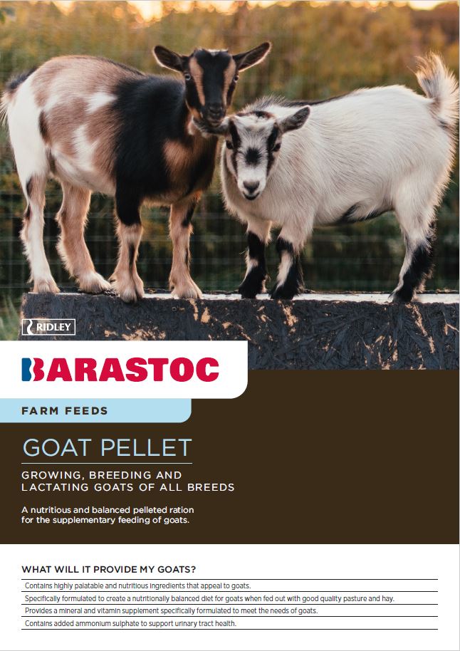 BARASTOC GOAT PELLETS 20KG