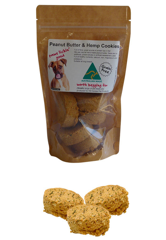 PEANUT BUTTER & HEMP COOKIES 150GM