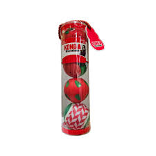 KONG HOLIDAY OCCASIONS BALL 4PK MED