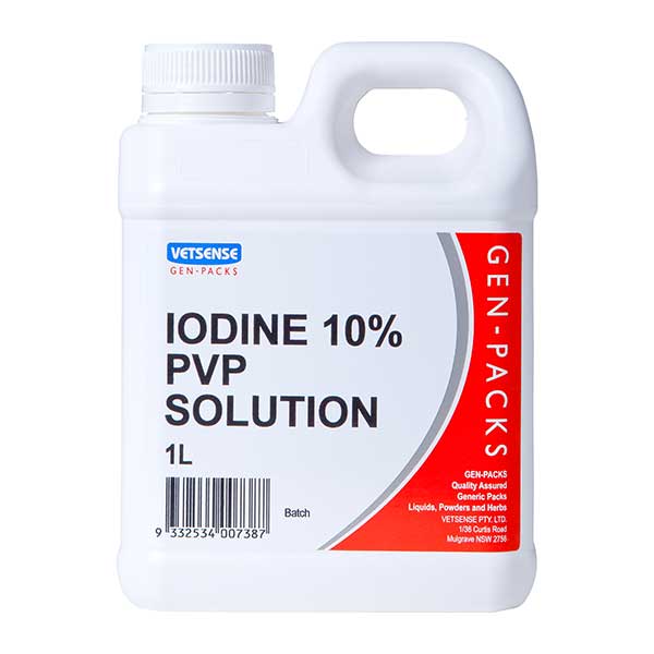 VETSENSE IODINE 10% PVP SOL