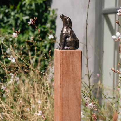 RBM JUPITER DOG MEMORIAL ON POST - WITH POST