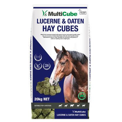 MULTICUBE LUCERNE & OATEN CUBES 20KG