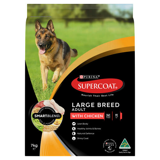 SUPERCOAT ADULT LARGE BREED CHICKEN 18KG