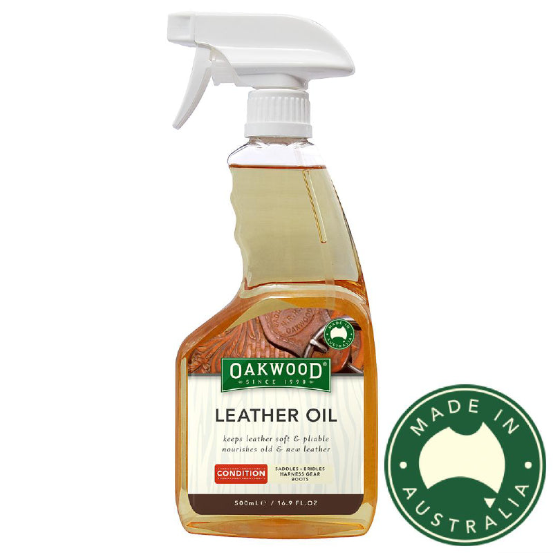 OAKWOOD LEATHER OIL SPRAY 500ML