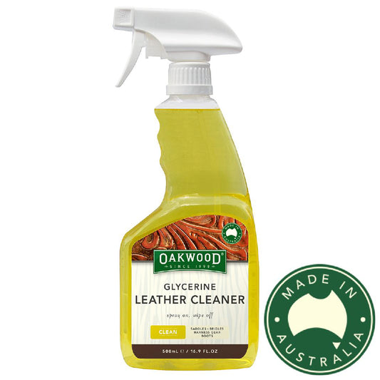 OAKWOOD GLYCERINE LEATHER CLEANER 500ML