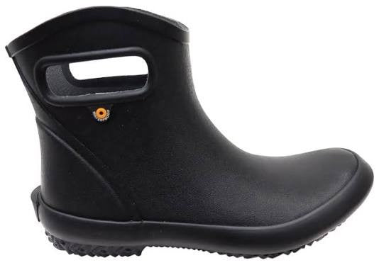 Bogs Womens Patch Ankle Solid Black
