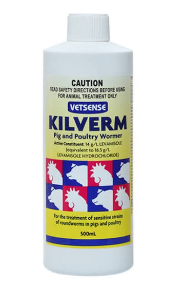 Vetsense Kilverm Pig & Poultry Wormer 500ml