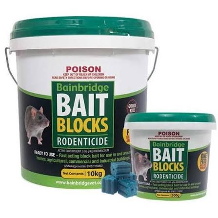 Bainbridge Rodent Bait Blocks - Yellow
