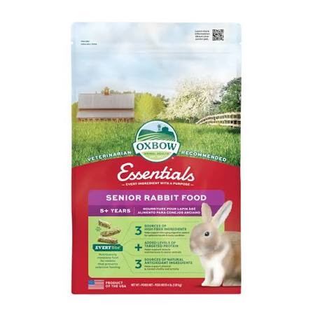 Oxbow Essentials Senior Rabbit Food 1.8kg