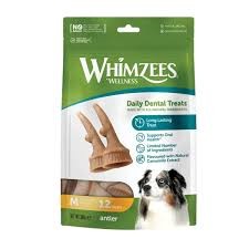 Whimzee Occupy Antlers Medium 12pk