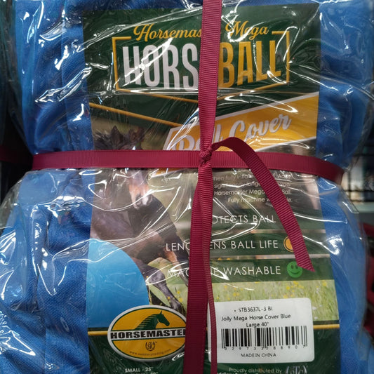 Mega Horse Ball & Cover Set Large Blue