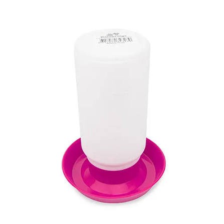 Bainbridge Poultry Drinker Straight 1l Pink