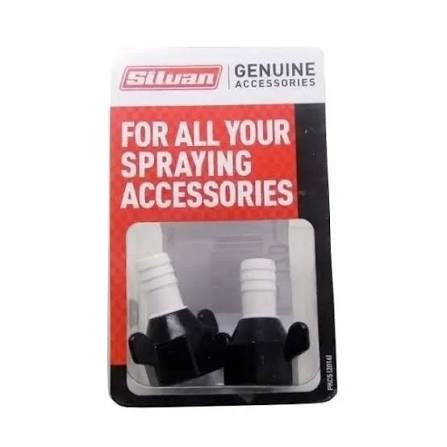 Silvan Shurflo Nut & Tail Straight 1/2" 2pk