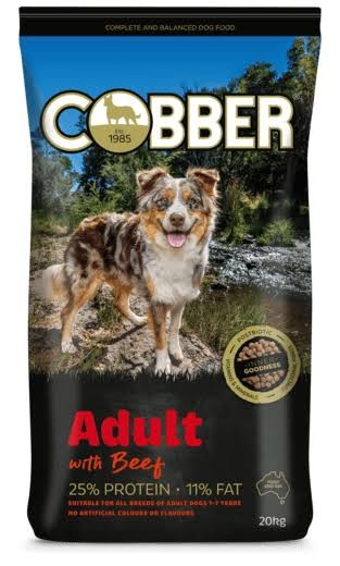 Cobber Dog Food Adult With Beef 20kg
