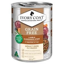 Ivory Coat Dog Wet Lamb & Kangaroo 400g
