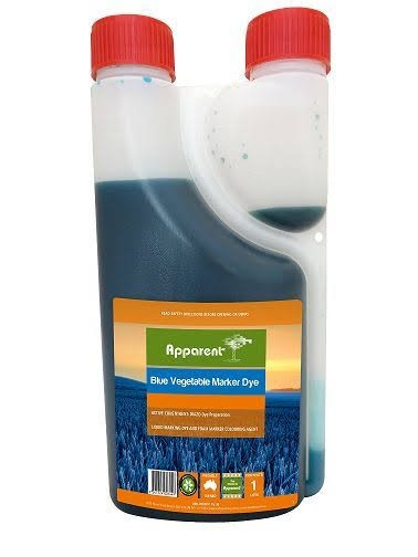 Apparent Blue Vegetable Marker Dye 1Ltr