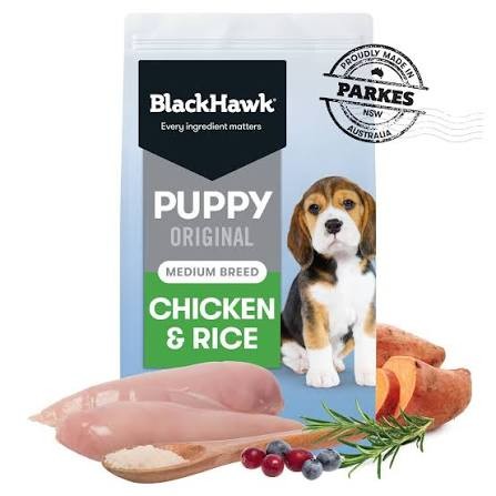 Blackhawk Puppy Medium Breed Chicken & Rice 3kg