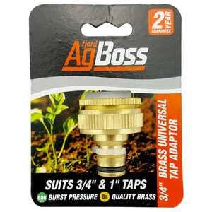 Agboss 3/4 & 1" Brass Tap Adaptor