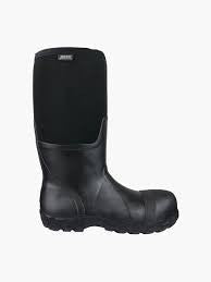Bogs Mens Burly Composite Toe Black