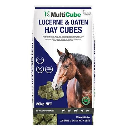 Multicube Lucerne & Oaten - Blue 20kg
