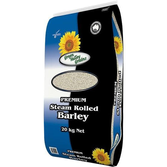 Green Valley Grains Steam Rolled Barley 20kg