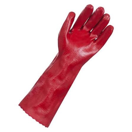Agboss PVC 45cm Red Glove Large