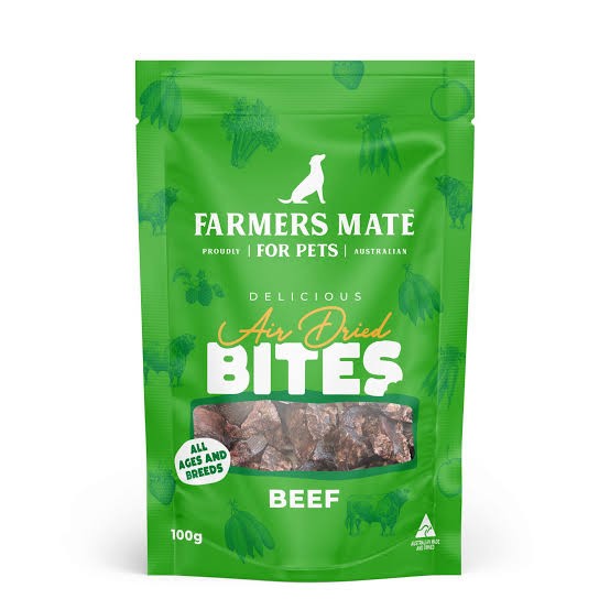 Farmers Mate Air Dried Bites Beef 100g