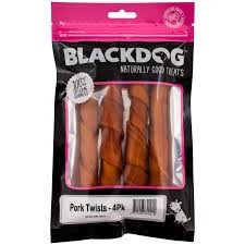 Blackdog Pork Twists 4pk