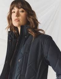 Drizabone Womens Quilted Jacket Navy