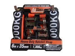 Agboss Rachet Tie Downs 2pk H/D 1000kg