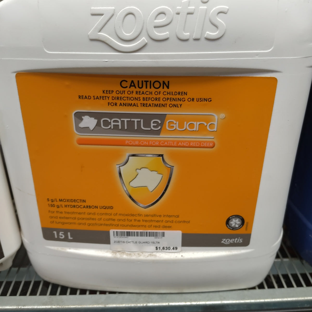 Zoetis Cattle Guard Pour On 15ltr