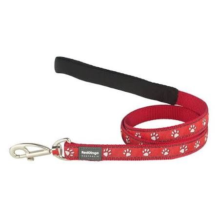 Red Dingo Dog Lead Desert Paws Red