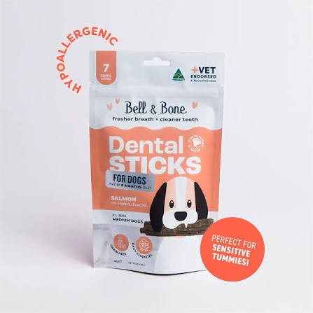 Bell & Bone Dental Sticks For Dogs Salmon