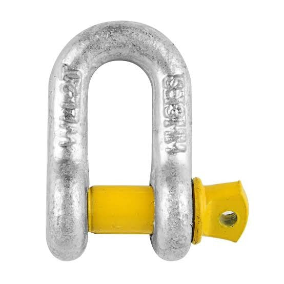 Bainbridge 10mm Load Rated  D Shackle