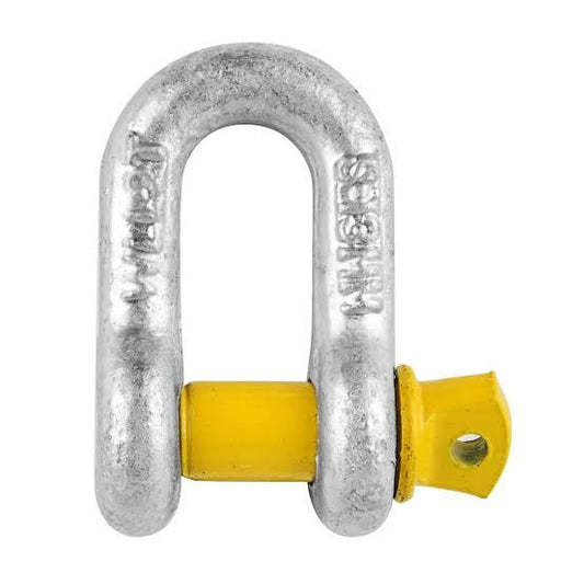 Bainbridge 10mm Load Rated  D Shackle