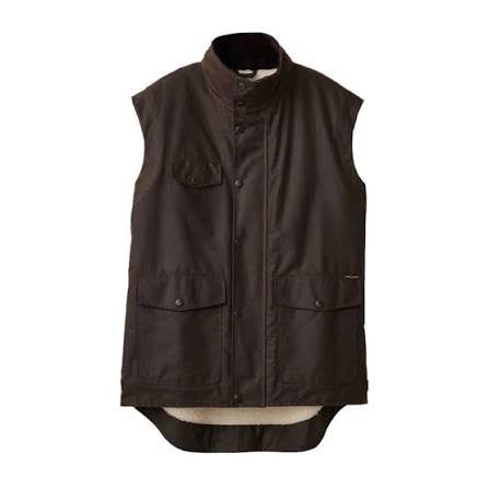 Drizabone Mens Jumbuck Oilskin Vest Heritage Brown